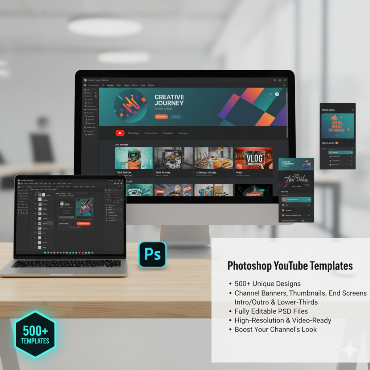 Photoshop YouTube Templates