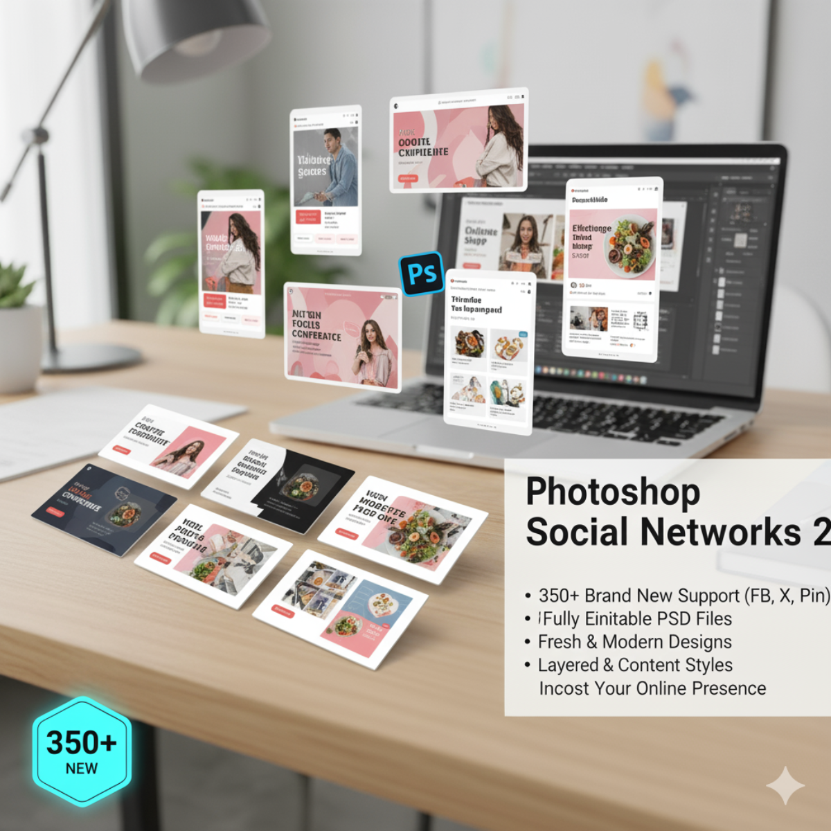 Photoshop Social Networks Pack 2