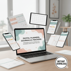 Digital Planners, Journals & Trackers