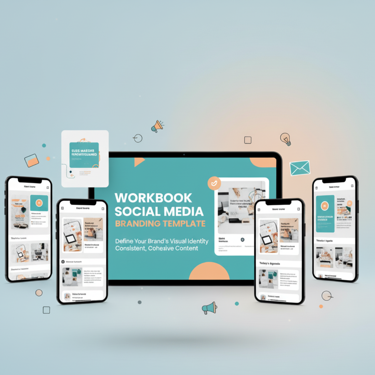 Workbook Social Media Branding Template
