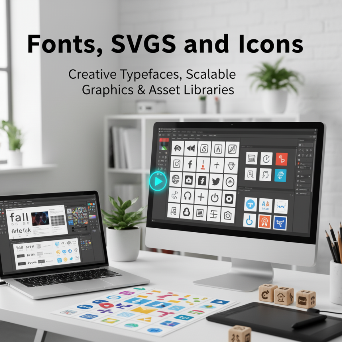 Fonts, SVGs and Icons