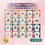 25 Retro Vintage T-Shirt Designs