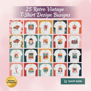 25 Retro Vintage T-Shirt Designs