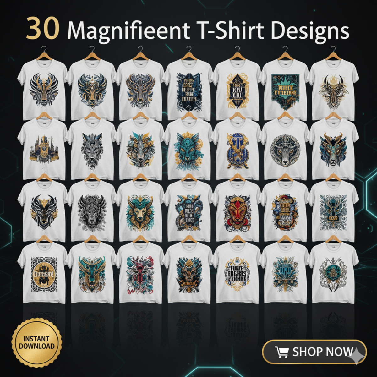 30 Magnificent T-Shirt Designs