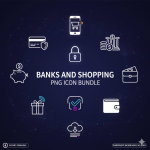 Banks and Shopping PNG Pack