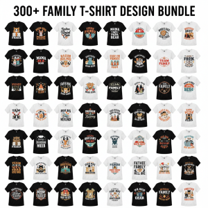 300+ Family T-Shirt Design Bundle